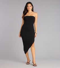 So Loved Tube Bodycon Midi Dress