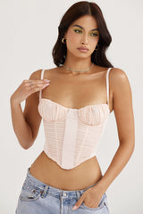 Rochelle Peony Gathered Corset