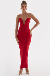 Nayara Red Rose Maxi Skirt