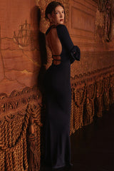 Christiane Midnight Blue Maxi Dress