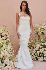Francoise Ivory Balconette Corset Bridal Gown - Limited Edition