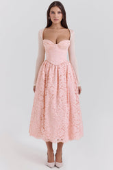 Duchess Ballerina Pink Lace Corset, Skirt and Bolero
