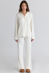Classic PJs Ivory Soft Modal Pajama Set