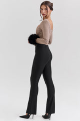 Antonia Brown Puppytooth Corset Top