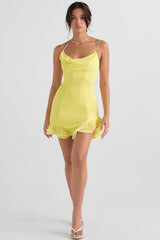 Rossella Buttercup Ruffle Mini Dress
