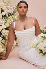 Margaux Ivory Draped Bridal Gown - Limited Edition