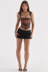 Kalina Floral Printed Corset
