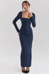 Corinthia Midnight BodyCon Maxi Dress