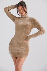 Taya Fawn Chenille Mini Dress