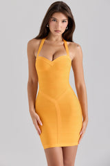 The Supermodel Orange Sherbet Mini Bandage Dress