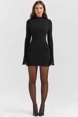 Mahalia Black Mini Dress