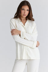 Classic PJs Ivory Soft Modal Pajama Set