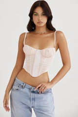 Rochelle Peony Gathered Corset