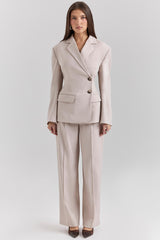 Hudson Beige Hourglass Blazer