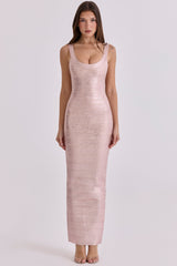 The OG Rosé Bandage Maxi Dress - Limited Edition