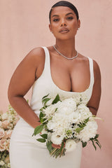 Estelle Ivory Satin Mermaid Bridal Gown - Limited Edition