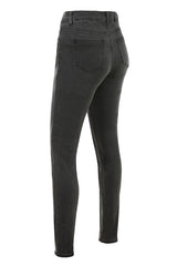 Greer Faded Wash Black Skinny Jeans