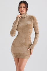 Taya Fawn Chenille Mini Dress