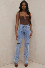 Tate Blue Vintage Fit Antique Wash Jeans
