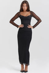Katarina Black Maxi Dress