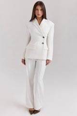 Hudson White Hourglass Blazer