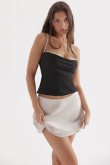 Eli Black & Off White Underwired Top