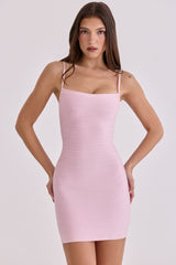 The Body Pink Bandage Mini Dress