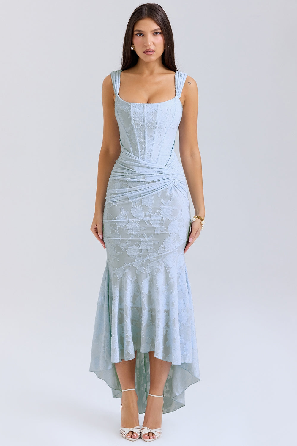 Cesca Bluebell Floral Maxi Dress