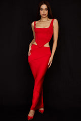 Edetta Scarlet Mesh Corset