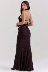 Adrielle Cocoa Midi Skirt