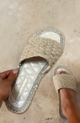 Elijah Sandals Natural Woven